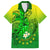 Kia Orana Cook Islands Family Matching Long Sleeve Bodycon Dress and Hawaiian Shirt Kuki Airani Tattoo Pattern With Sea Turtle LT14 Dad's Shirt - Short Sleeve Green - Polynesian Pride