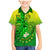 Kia Orana Cook Islands Family Matching Mermaid Dress and Hawaiian Shirt Kuki Airani Tattoo Pattern With Sea Turtle LT14 Son's Shirt Green - Polynesian Pride