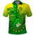 Kia Orana Cook Islands Polo Shirt Kuki Airani Tattoo Pattern With Sea Turtle LT14 Green - Polynesian Pride