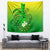 Kia Orana Cook Islands Tapestry Kuki Airani Tattoo Pattern With Sea Turtle LT14 Green - Polynesian Pride