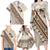 Bula Fiji Family Matching Long Sleeve Bodycon Dress and Hawaiian Shirt Fijian Masi Tapa Cloth Vintage Vibes LT14 - Polynesian Pride