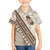 Bula Fiji Family Matching Short Sleeve Bodycon Dress and Hawaiian Shirt Fijian Masi Tapa Cloth Vintage Vibes LT14 Son's Shirt Beige - Polynesian Pride