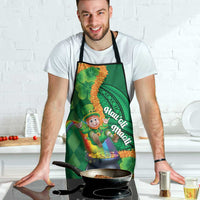 St Patrick's Day Hawaii Apron Hauoli Maoli Funny Shaka Leprechaun LT14 - Polynesian Pride