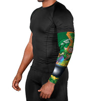 St Patrick's Day Hawaii Arm Sleeves Hauoli Maoli Funny Shaka Leprechaun LT14 - Polynesian Pride