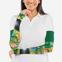 St Patrick's Day Hawaii Arm Sleeves Hauoli Maoli Funny Shaka Leprechaun LT14 - Polynesian Pride