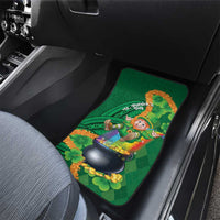 St Patrick's Day Hawaii Car Mats Hauoli Maoli Funny Shaka Leprechaun LT14 - Polynesian Pride