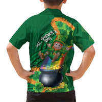 St Patrick's Day Hawaii Family Matching Mermaid Dress and Hawaiian Shirt Hauoli Maoli Funny Shaka Leprechaun