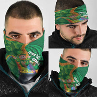 St Patrick's Day Hawaii Neck Gaiter Hauoli Maoli Funny Shaka Leprechaun LT14 - Polynesian Pride