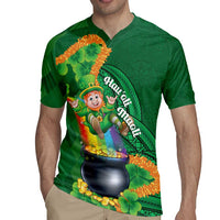 St Patrick's Day Hawaii Rugby Jersey Hauoli Maoli Funny Shaka Leprechaun