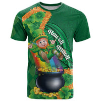 St Patrick's Day Hawaii T Shirt Hauoli Maoli Funny Shaka Leprechaun LT14 Green - Polynesian Pride