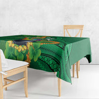 St Patrick's Day Hawaii Tablecloth Hauoli Maoli Funny Shaka Leprechaun LT14 - Polynesian Pride