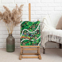 St Patrick's Day Palaka Hawaii Canvas Wall Art Kukui Nut Pikake Lei Shamrock Dabbing Leprechaun LT14 - Polynesian Pride