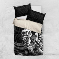 Hafa Adai Guam Discovery Day Bedding Set Chamorro Latte Stone Hand Black Version LT14 US Twin 172cm x 218cm Black - Polynesian Pride