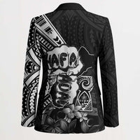 Hafa Adai Guam Discovery Day Blazer Chamorro Latte Stone Hand Black Version