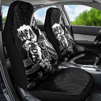 Hafa Adai Guam Discovery Day Car Seat Cover Chamorro Latte Stone Hand Black Version LT14 - Polynesian Pride