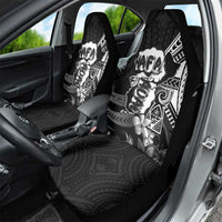 Hafa Adai Guam Discovery Day Car Seat Cover Chamorro Latte Stone Hand Black Version LT14 - Polynesian Pride