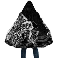 Hafa Adai Guam Discovery Day Cloak Chamorro Latte Stone Hand Black Version LT14 Unisex Black - Polynesian Pride