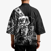 Hafa Adai Guam Discovery Day Kimono Chamorro Latte Stone Hand Black Version LT14 - Polynesian Pride
