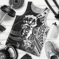 Hafa Adai Guam Discovery Day Men Tank Top Chamorro Latte Stone Hand Black Version LT14 - Polynesian Pride