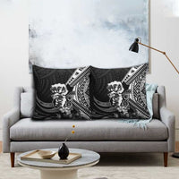 Hafa Adai Guam Discovery Day Pillow Cover Chamorro Latte Stone Hand Black Version LT14 - Polynesian Pride