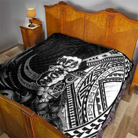 Hafa Adai Guam Discovery Day Quilt Chamorro Latte Stone Hand Black Version LT14 - Polynesian Pride