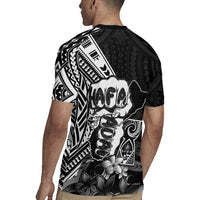 Hafa Adai Guam Discovery Day Rugby Jersey Chamorro Latte Stone Hand Black Version