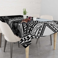 Hafa Adai Guam Discovery Day Tablecloth Chamorro Latte Stone Hand Black Version LT14 - Polynesian Pride