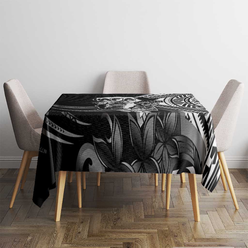 Hafa Adai Guam Discovery Day Tablecloth Chamorro Latte Stone Hand Black Version LT14 - Polynesian Pride