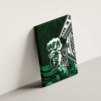 Hafa Adai Guam Discovery Day Canvas Wall Art Chamorro Latte Stone Hand Green Version LT14 - Polynesian Pride