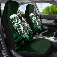 Hafa Adai Guam Discovery Day Car Seat Cover Chamorro Latte Stone Hand Green Version