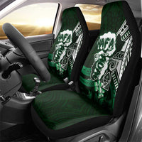Hafa Adai Guam Discovery Day Car Seat Cover Chamorro Latte Stone Hand Green Version