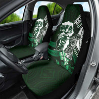 Hafa Adai Guam Discovery Day Car Seat Cover Chamorro Latte Stone Hand Green Version