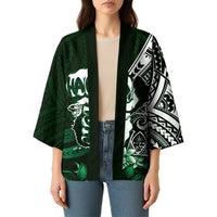 Hafa Adai Guam Discovery Day Kimono Chamorro Latte Stone Hand Green Version LT14 - Polynesian Pride