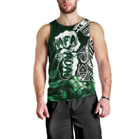 Hafa Adai Guam Discovery Day Men Tank Top Chamorro Latte Stone Hand Green Version LT14 - Polynesian Pride