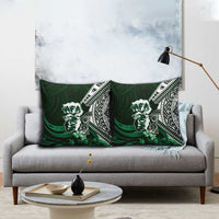 Hafa Adai Guam Discovery Day Pillow Cover Chamorro Latte Stone Hand Green Version LT14 - Polynesian Pride