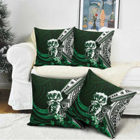 Hafa Adai Guam Discovery Day Pillow Cover Chamorro Latte Stone Hand Green Version LT14 - Polynesian Pride