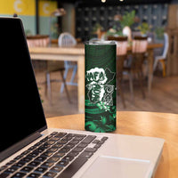 Hafa Adai Guam Discovery Day Skinny Tumbler Chamorro Latte Stone Hand Green Version LT14 - Polynesian Pride