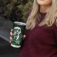 Hafa Adai Guam Discovery Day Tumbler Cup Chamorro Latte Stone Hand Green Version LT14 - Polynesian Pride
