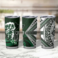 Hafa Adai Guam Discovery Day Tumbler Cup Chamorro Latte Stone Hand Green Version LT14 - Polynesian Pride