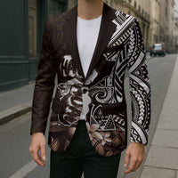 Hafa Adai Guam Discovery Day Blazer Chamorro Latte Stone Hand Brown Version LT14 - Polynesian Pride