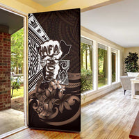 Hafa Adai Guam Discovery Day Door Cover Chamorro Latte Stone Hand Brown Version LT14 - Polynesian Pride