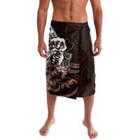 Hafa Adai Guam Discovery Day Lavalava Chamorro Latte Stone Hand Brown Version LT14 Brown - Polynesian Pride