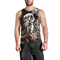 Hafa Adai Guam Discovery Day Men Tank Top Chamorro Latte Stone Hand Brown Version LT14 - Polynesian Pride