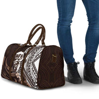 Hafa Adai Guam Discovery Day Travel Bag Chamorro Latte Stone Hand Brown Version LT14 - Polynesian Pride