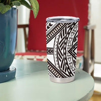 Hafa Adai Guam Discovery Day Tumbler Cup Chamorro Latte Stone Hand Brown Version LT14 - Polynesian Pride