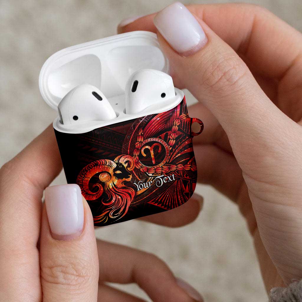 Personalised Polynesia Zodiac Aries AirPods Case Galaxy Polynesian Pattern Chest Tattoo Style LT14 - Polynesian Pride
