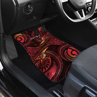 Personalised Polynesia Zodiac Aries Car Mats Galaxy Polynesian Pattern Chest Tattoo Style LT14 - Polynesian Pride