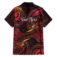 Personalised Polynesia Zodiac Aries Family Matching Short Sleeve Bodycon Dress and Hawaiian Shirt Galaxy Polynesian Pattern Chest Tattoo Style