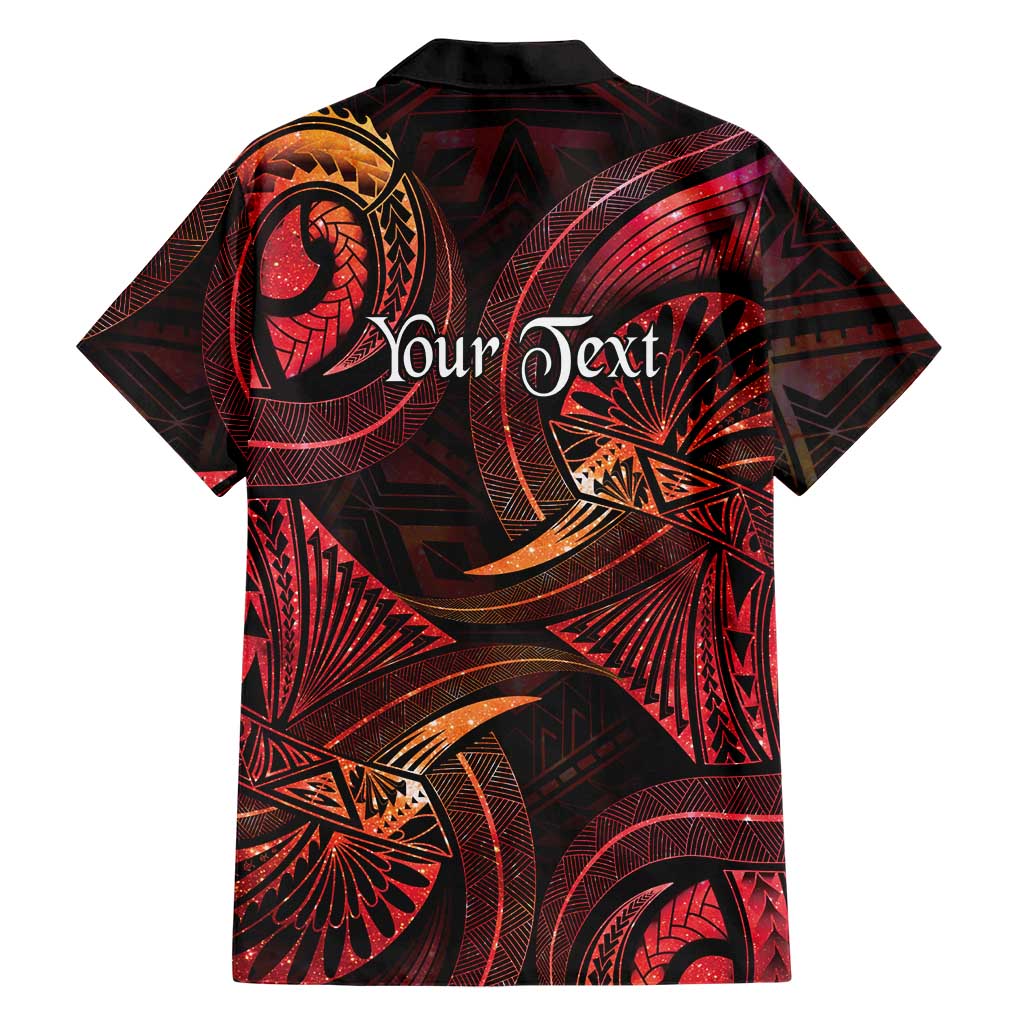 Personalised Polynesia Zodiac Aries Hawaiian Shirt Galaxy Polynesian Pattern Chest Tattoo Style LT14 - Polynesian Pride