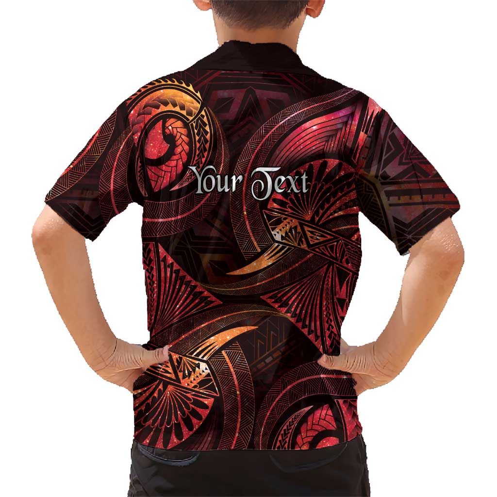 Personalised Polynesia Zodiac Aries Hawaiian Shirt Galaxy Polynesian Pattern Chest Tattoo Style LT14 - Polynesian Pride